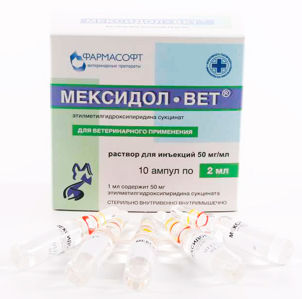 Инструкция по применению антиоксиданта Мексидол-Вет