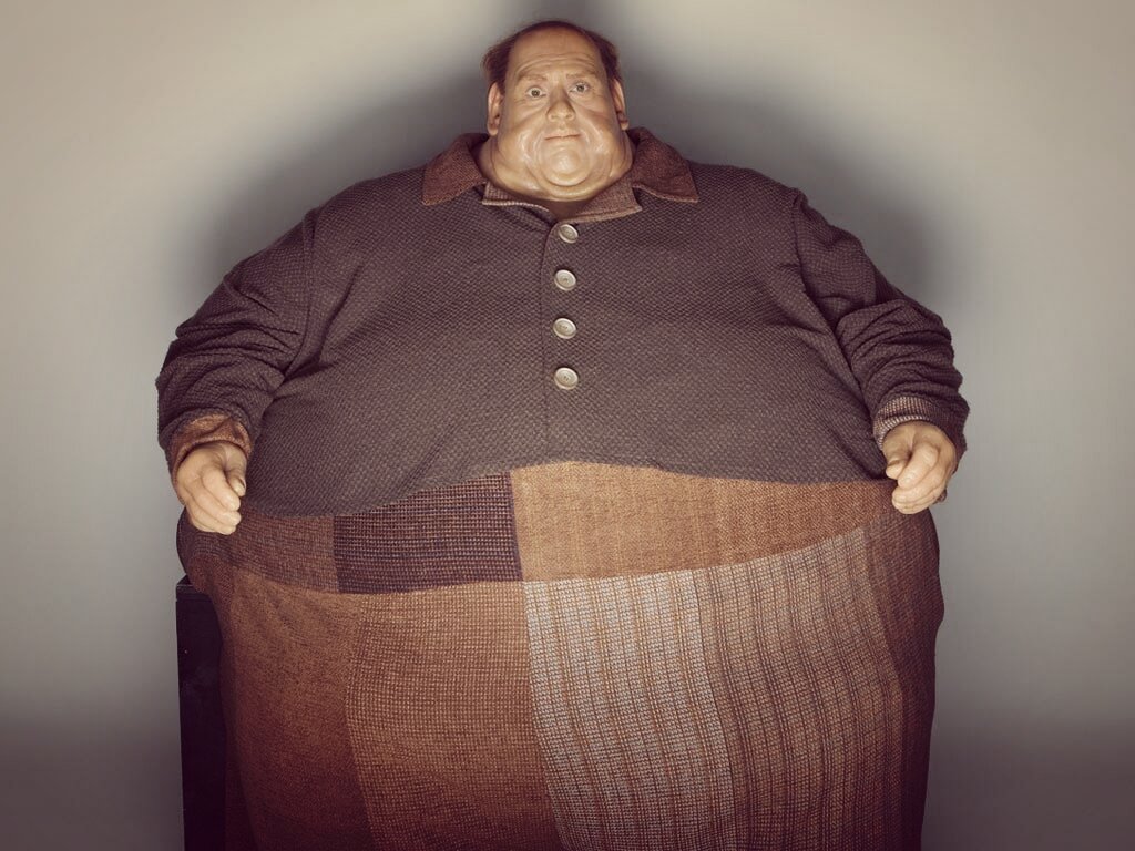 Толстый человек фото