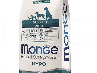 Монж: гипоаллергенный для собак и его состав