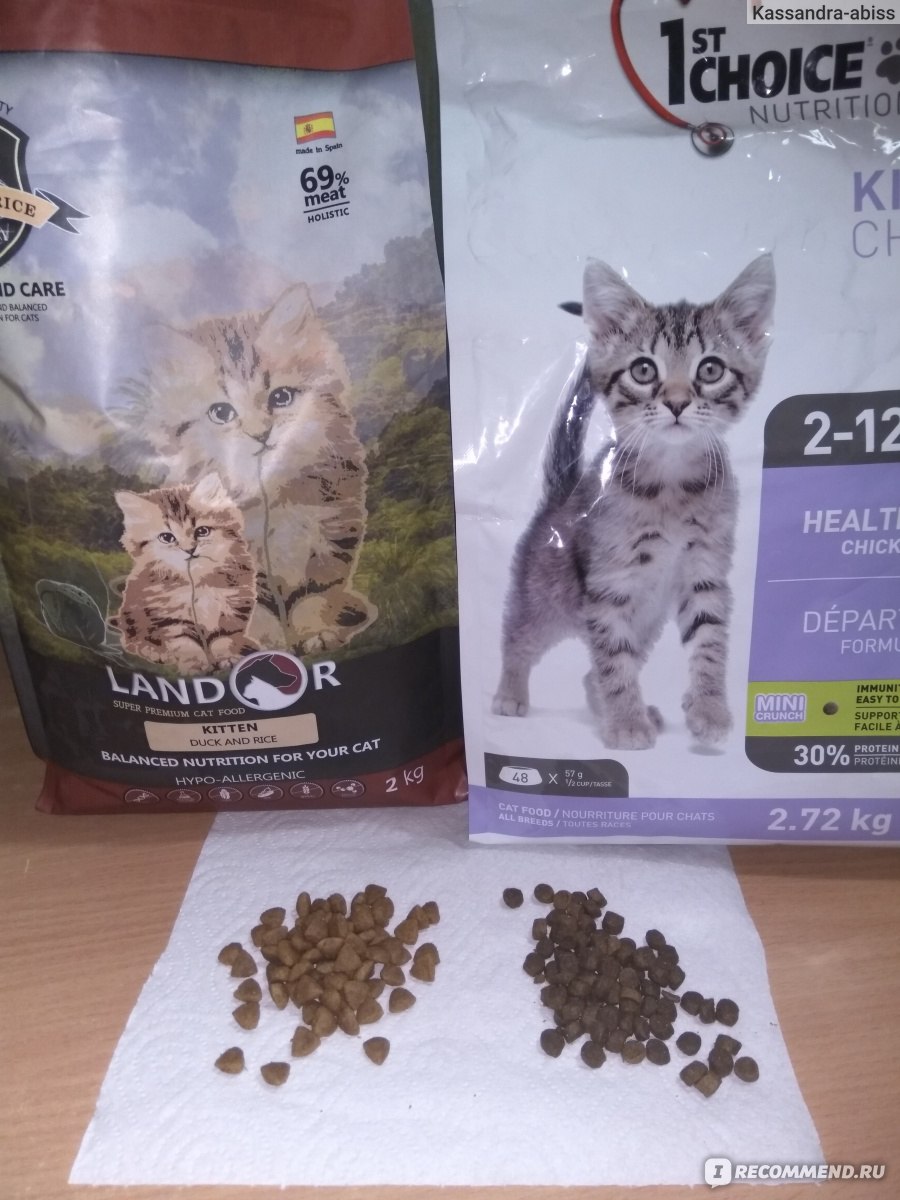 Ландор корм для кошек после стерилизации