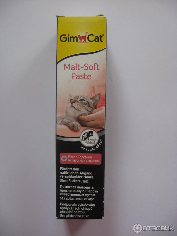 Мальт-паста: эффективное средство для выведения шерсти из желудка кошек