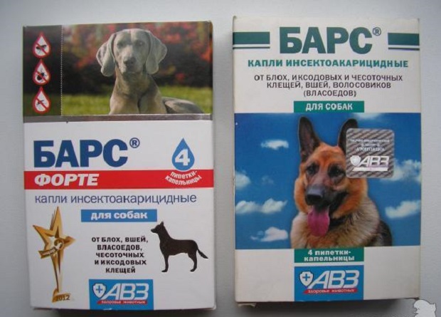 Капли Барс для собак