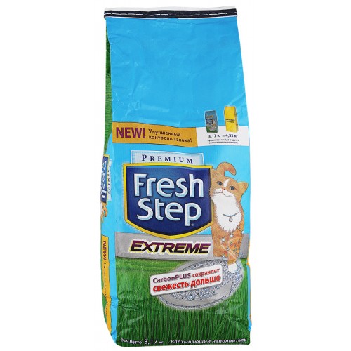 Наполнитель для кошачьего туалета Fresh Step: основные свойства и разновидности