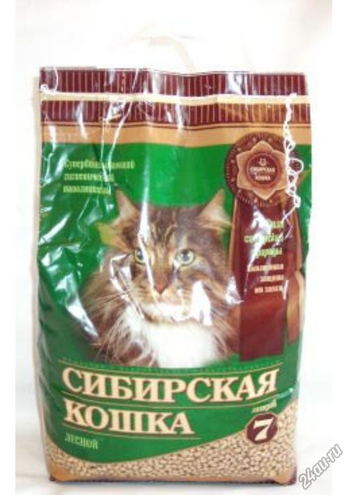 Наполнитель для кошачьего туалета «Сибирская кошка»
