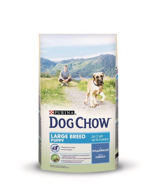 Дог чау: корм для собак и щенков крупных и мелких пород
