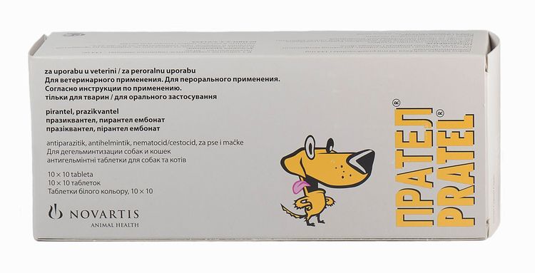 Препарат Прател для лечения глистных инвазий у кошек