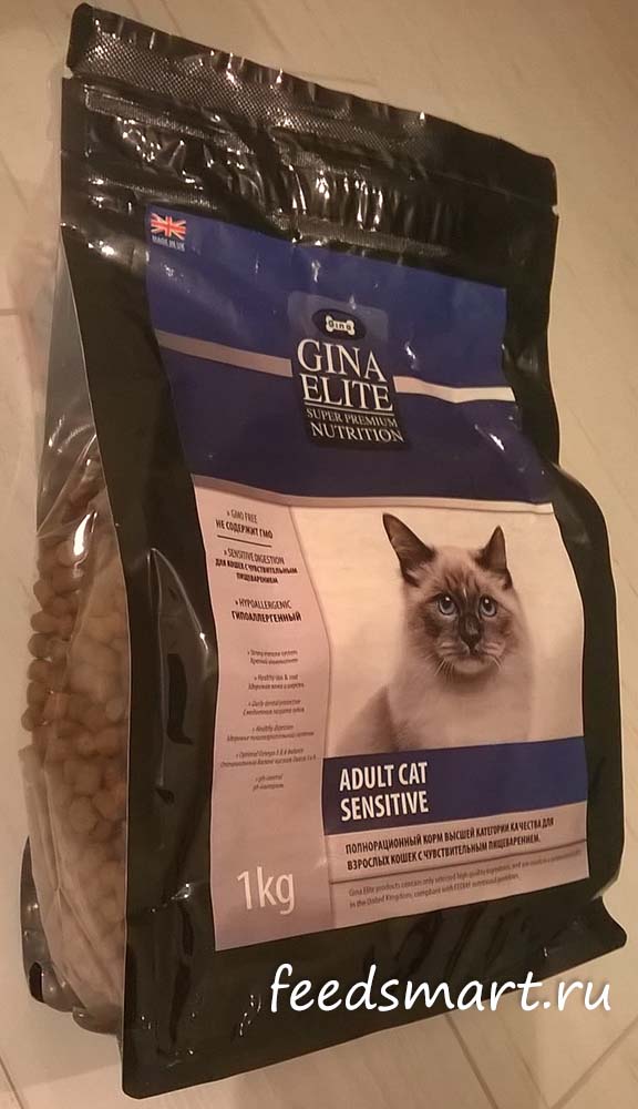 Корм «Джина» для кошек: суперпремиум или холистик