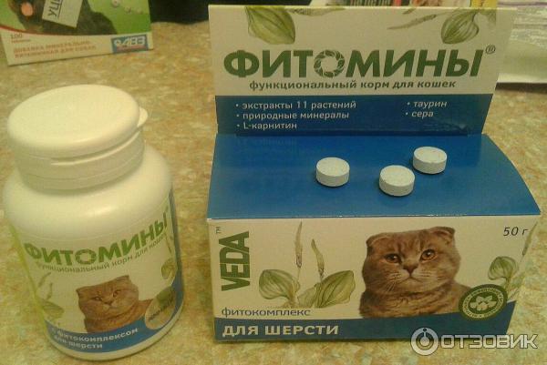 Витамины для кошек от выпадения шерсти