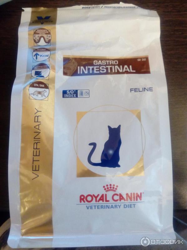Роял Канин Гастро Интестинал для кошек: состав корма
