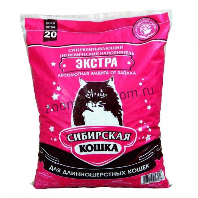 Наполнитель для кошачьего туалета «Сибирская кошка»