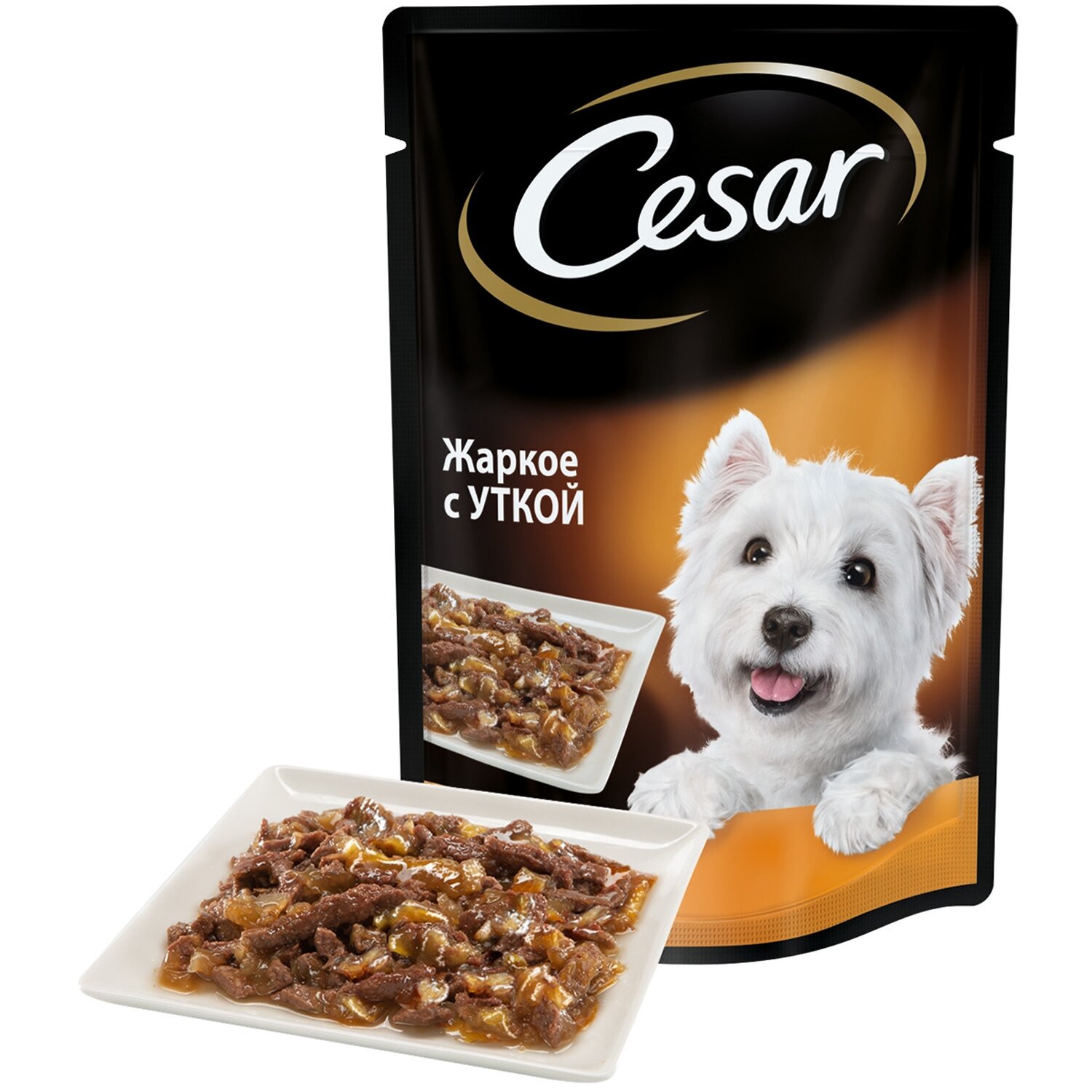 Корм Цезарь для собак в пакетиках: обзор