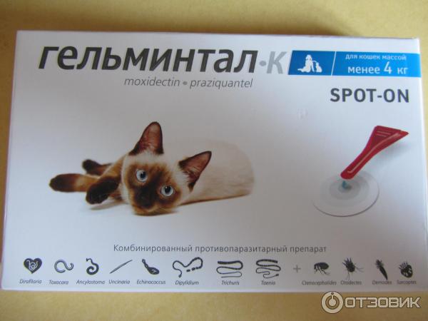 Гельминтал для кошек